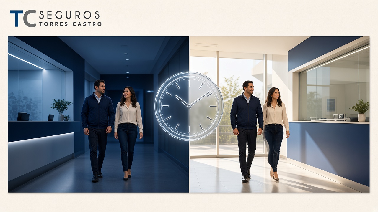 Mostrador de urgencias frente a ventana de consulta programada en México